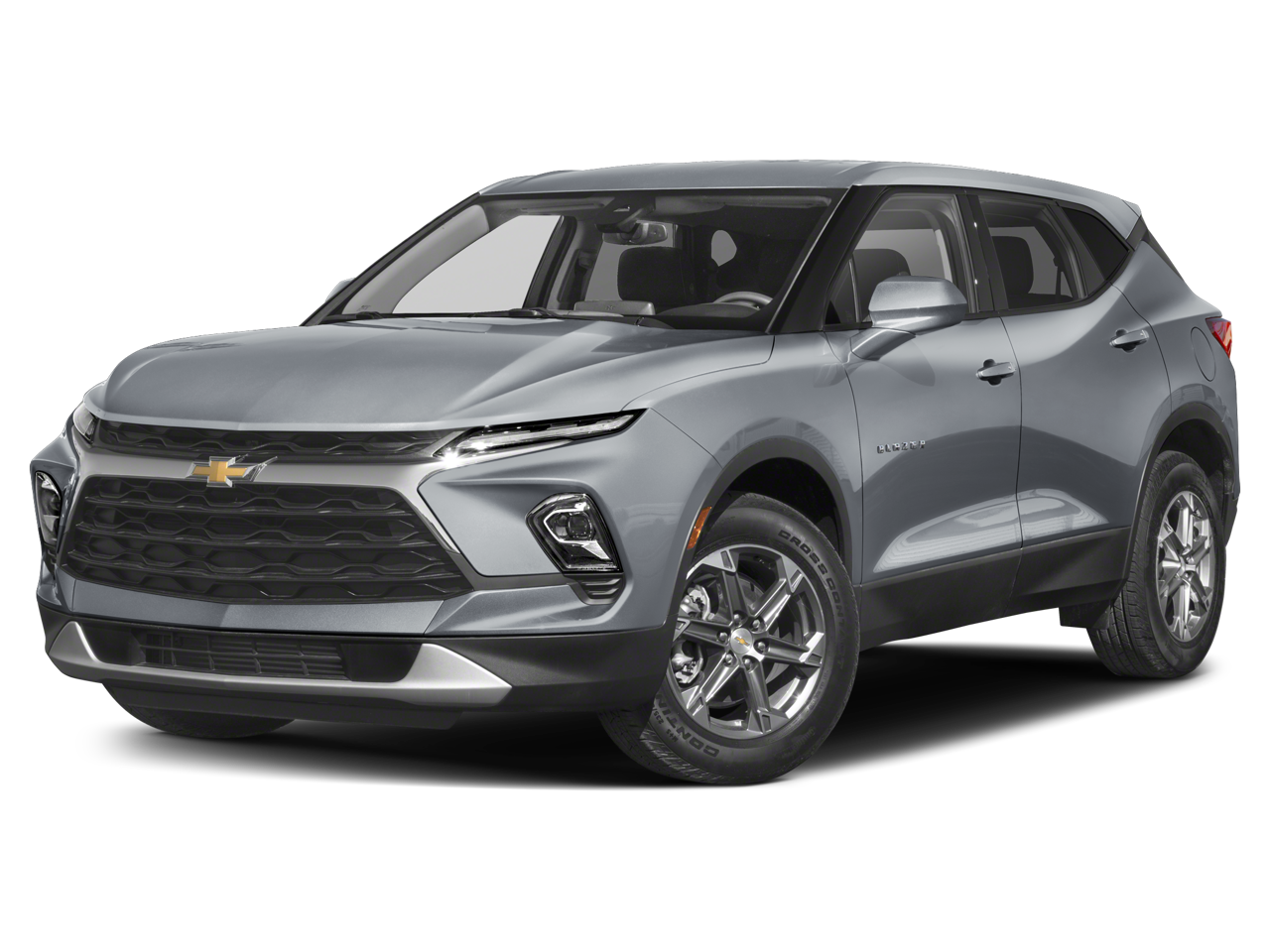 2023 Chevrolet Blazer 2LT in Red Hot — front three-quarter view