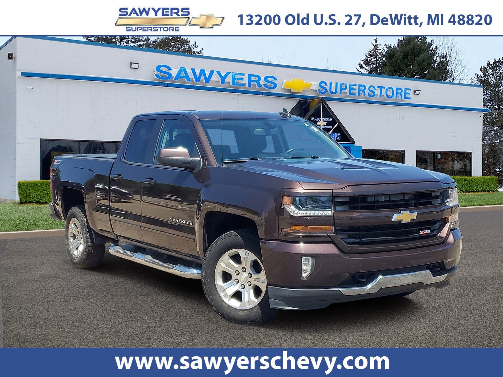 2016 Chevrolet Silverado 1500 LT in Autumn Bronze Metallic — front three-quarter view