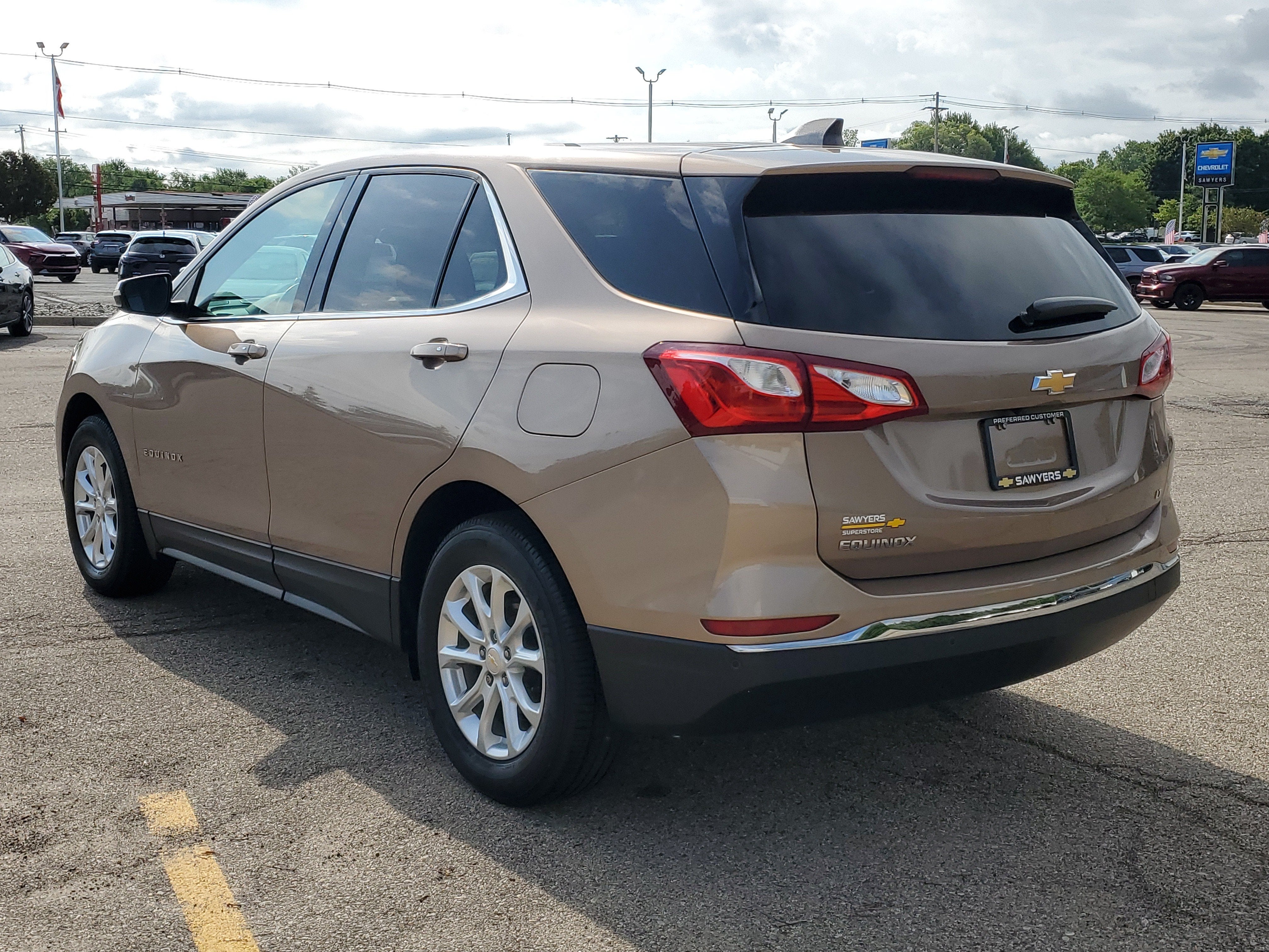 2019 Chevrolet Equinox — rear three-quarter view